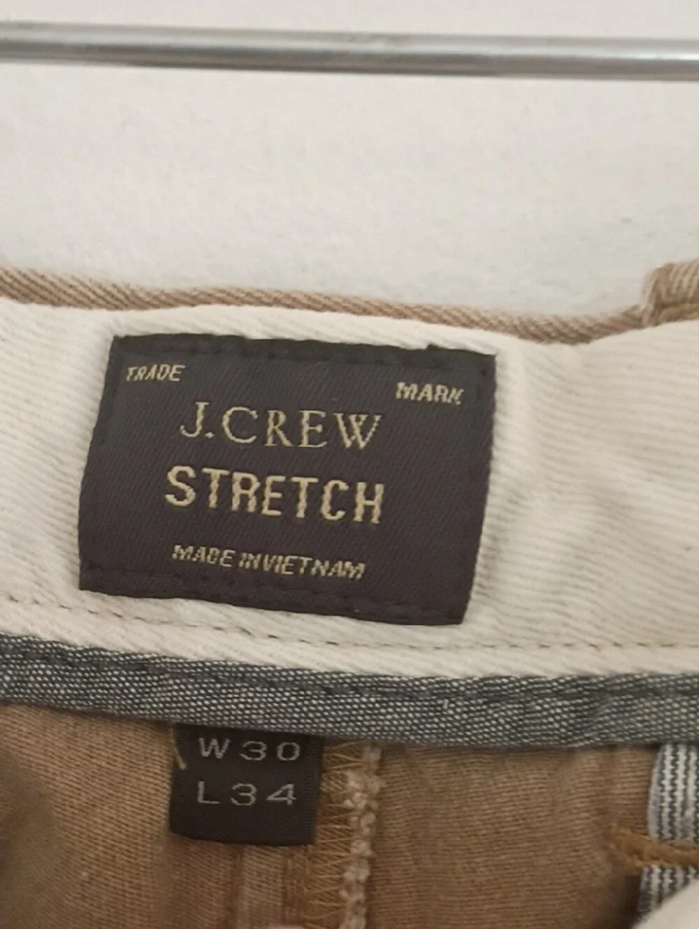 J. Crew Men's Chino Pants in Khaki